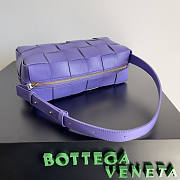 Bottega Veneta Brick Cassette Purple 28x14x10cm - 5