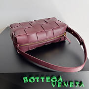 Bottega Veneta Brick Cassette Red Wine 28x14x10cm - 3