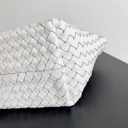 Bottega Veneta Mini Cabat White 20x15x12cm - 2