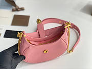 BVLGARI Serpenti Ellipse Crossbody Bag Pink 19.5x20x4.5cm - 5