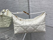 Dior Medium Diortravel Nomad Pouch White 22x13x9.5cm - 1