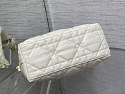 Dior Medium Diortravel Nomad Pouch White 22x13x9.5cm - 5