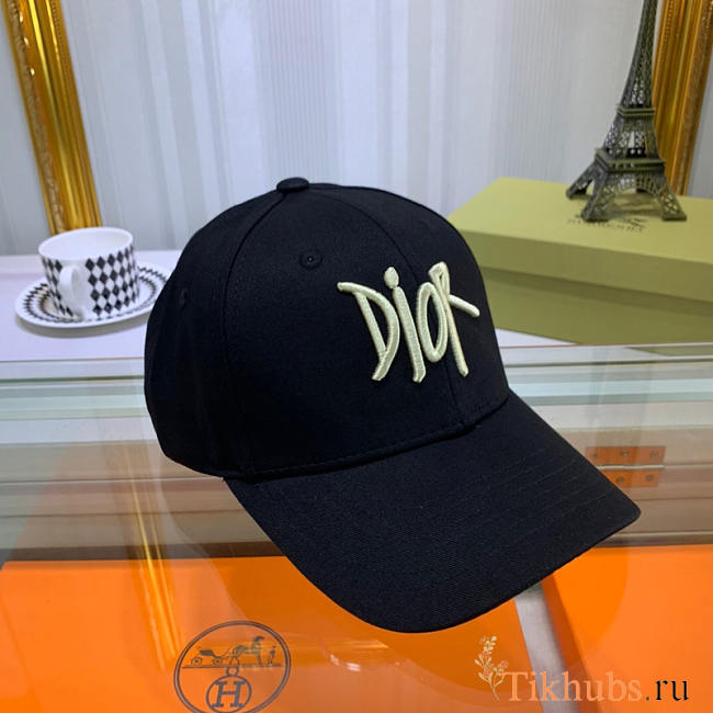 Dior Logo Print Baseball Hat - 1