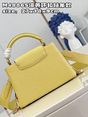 Louis Vuitton LV Capucines Light Yellow BB 27 x 18 x 9 cm  - 5