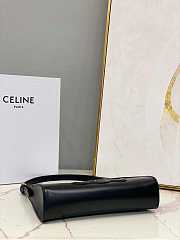 Celine Shoulder Bag Cuir Triomphe Smooth Calfskin Black 24x13x5cm - 4