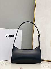 Celine Shoulder Bag Cuir Triomphe Smooth Calfskin Black 24x13x5cm - 2