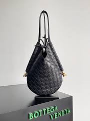 Bottega Veneta Small Solstice Shoulder Bag Black 26x3x30cm - 1