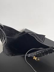 Bottega Veneta Small Solstice Shoulder Bag Black 26x3x30cm - 6