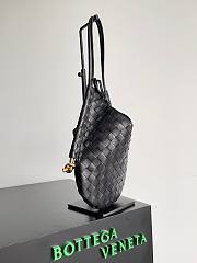 Bottega Veneta Small Solstice Shoulder Bag Black 26x3x30cm - 4