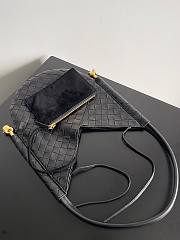 Bottega Veneta Small Solstice Shoulder Bag Black 26x3x30cm - 2