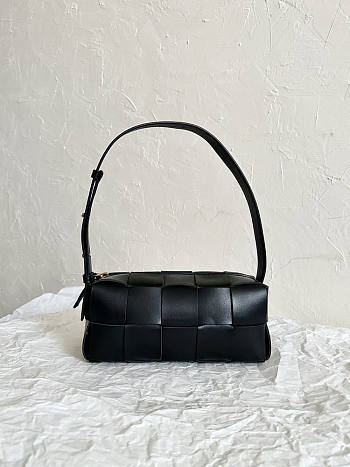 Bottega Veneta Small Brick Cassette Black 23.5x10x10cm