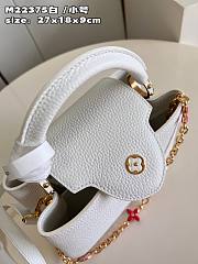 Louis Vuitton LV Capucines BB White 27 x 18 x 9 cm - 2