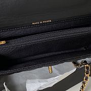 Chanel WOC Caviar Black Gold 19cm - 3