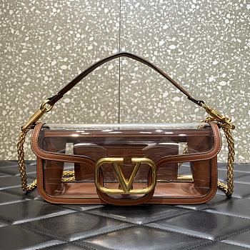 Valentino Loco Shoulder Bag Polymeric Material 27x13x6cm