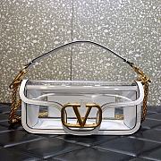 Valentino Loco Shoulder Bag Polymeric Material White 27x13x6cm - 1