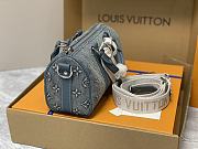 Louis Vuitton LV Keepall Bandoulière 25 Denim Canvas 25 x 15 x 11 cm - 5