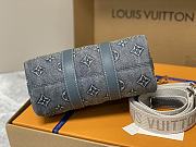 Louis Vuitton LV Keepall Bandoulière 25 Denim Canvas 25 x 15 x 11 cm - 4