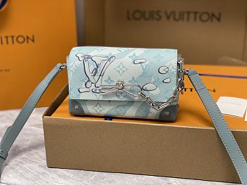 Louis Vuitton LV Steamer Wearable Monogram Blue 18 x 11 x 6.5 cm