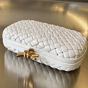 Bottega Veneta Knot White 20x12x5.5cm - 4