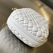 Bottega Veneta Knot White 20x12x5.5cm - 3