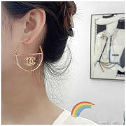 Chanel Hoop Earring Gold - 2