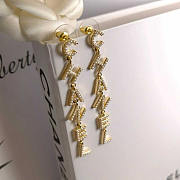 Chanel Logo Drop Earring - 4