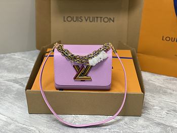 Louis Vuitton LV Twist PM Purple 19 x 15 x 9 cm
