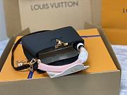 Louis Vuitton LV Capucines Black Pink Mini 21x14x8cm - 5