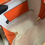 Gucci Blondie Top Handle Bag Orange 17x15x9cm - 5