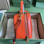 Gucci Blondie Top Handle Bag Orange 17x15x9cm - 4