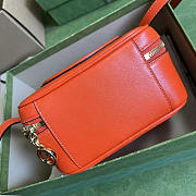 Gucci Blondie Top Handle Bag Orange 17x15x9cm - 3