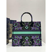 Dior Large Book Tote Multicolor Indian Purple 42 x 35 x 18.5 cm - 6