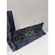 Dior Large Book Tote Multicolor Indian Purple 42 x 35 x 18.5 cm - 5