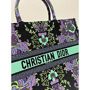 Dior Large Book Tote Multicolor Indian Purple 42 x 35 x 18.5 cm - 2