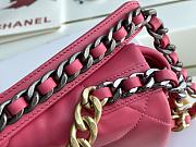 Chanel 19 Flap Bag Pink 26cm - 3