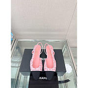 Chanel Slingback Tweed Sandal Pink - 2