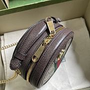 Gucci Ophidia Mini Chain Bag Brown 15x15x7cm - 6