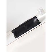 Chanel Small Shopping Bag Aged Calfskin Gold Metal Black 26x18.5x8cm - 6