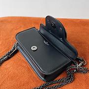 Valentino Loco Small Shoulder Bag With Jewel Logo Black 20x11x5cm - 4