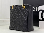 Chanel Petit Shopping Tote PST Black 24x25.5cm - 4