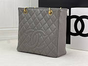 Chanel Petit Shopping Tote PST Grey 24x25.5cm - 6