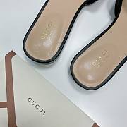 Gucci Women's Interlocking G Cut-out Slide Sandal Black - 3