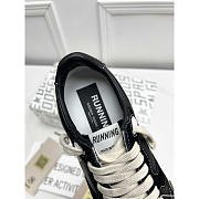 GGDB Running Sole Suede And Leather Sneakers Black  - 6
