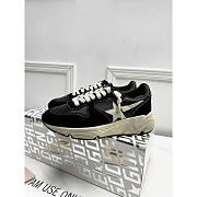 GGDB Running Sole Suede And Leather Sneakers Black  - 5