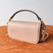 Valentino Loco Small Shoulder Bag With Jewel Logo Nude 20x11x5cm - 5