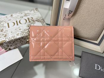 Dior Wallet Beige Size 11 x 9 cm