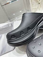 Balenciaga Women'S Crocs Mule In Black - 2
