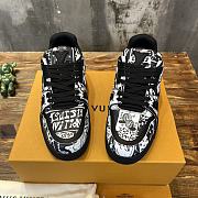 Louis Vuitton LV Trainer Black White - 3