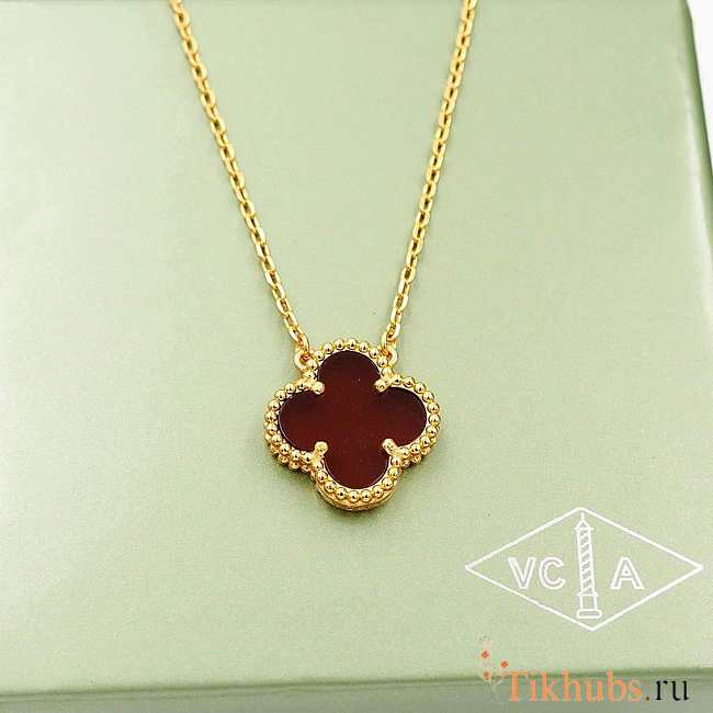 Van Cleef Arpels Necklace VCA Jewelry Red - 1