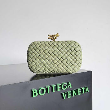 Bottega Veneta Knot Light Green 20x12x5.5cm